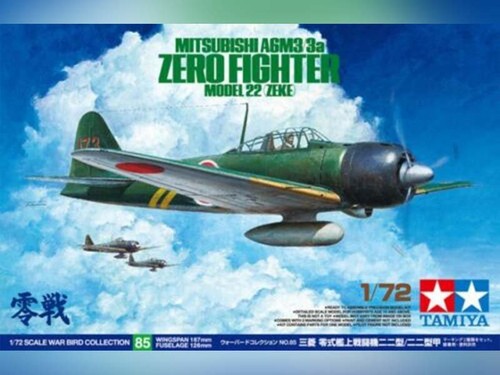 Tamiya mitsubishi a6m3 zero - tamiya, a6m3/3a
